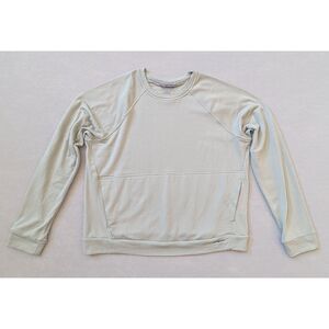 Patagonia Women's Capilene Thermal Crewneck Sleet Green Medium Kangaroo Pocket